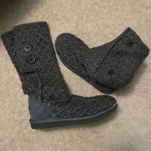 Ugg Women’s Cardy Grey Knit Winter Boot